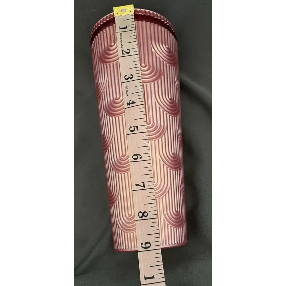 24oz Venti Starbucks 2022‎ Pearl Pink Shimmer Mermaid Cold Cup Tumbler